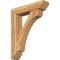 Ekena Millwork Legacy Slat Rough Sawn Bracket w/ Offset Brace, Western Red Cedar, 8"W x 36"D x 44"H BKT0806X36X44LEC06RWR - alternate 1